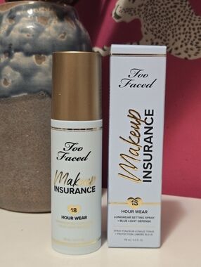 NIB Too Faced 18 Hours Makeup Insurance Setting Spray